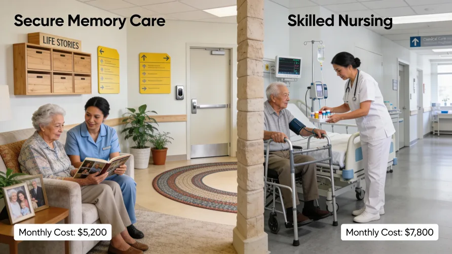 Memory Care vs Nursing Home: Key Differences Explained