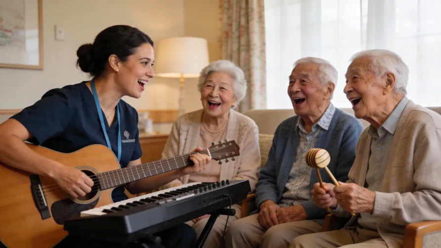 Memory Care Therapy Programs: Music, Art, and Pet Therapy