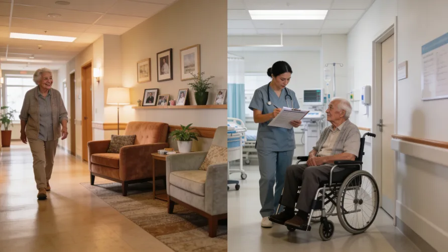 Senior Living vs Nursing Home: Key Differences and Which One Your Parent Needs