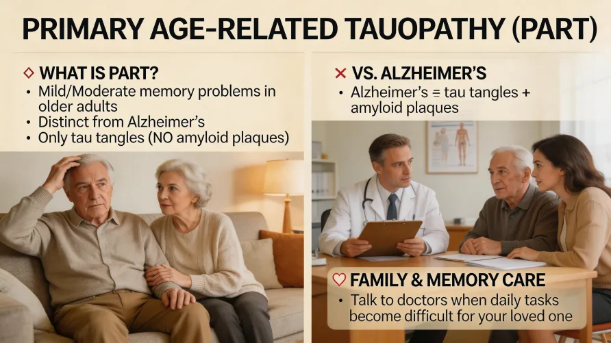 Primary Age-Related Tauopathy (PART) and Memory Care: What Families Need to Know