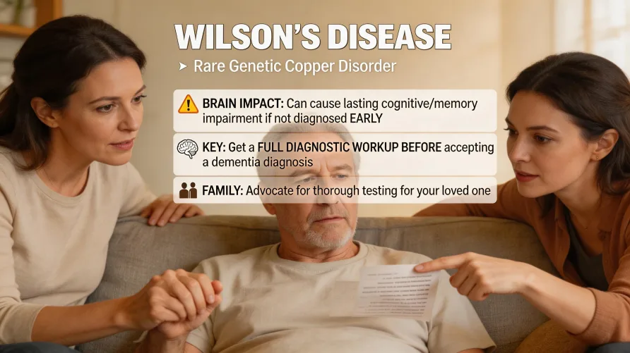 Wilson's Disease and Memory Care: When a Treatable Condition Affects the Brain