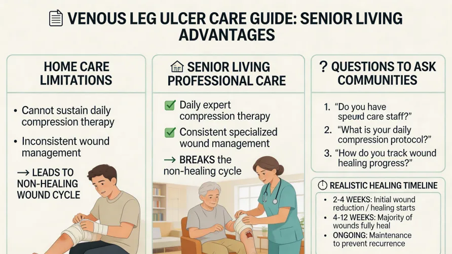 Venous Leg Ulcers and Senior Living: Managing Non-Healing Wounds in a Care Community
