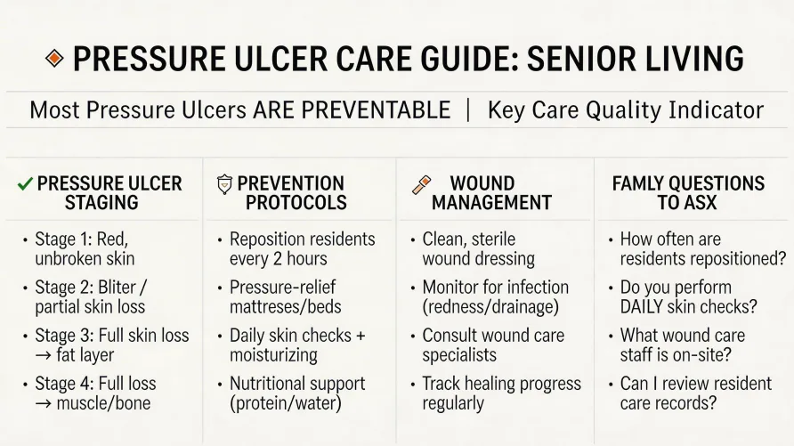 Chronic Pressure Ulcers and Senior Living: When Wound Care Requires Daily Professional Attention