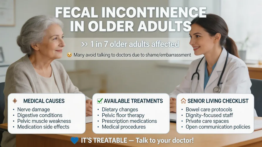 Fecal Incontinence and Senior Living: When Bowel Problems Require Structured Daily Support