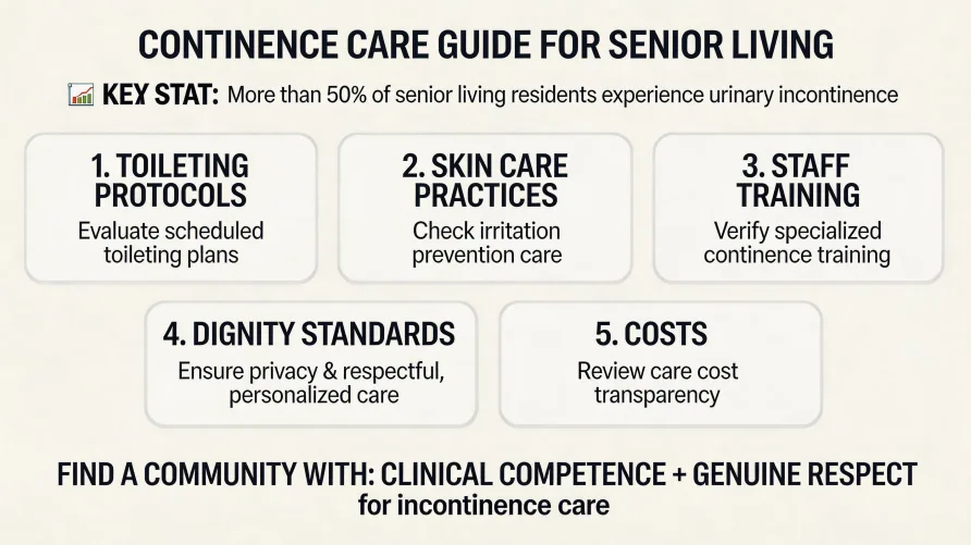 Severe Urinary Incontinence and Senior Living: Finding Dignified Care in a Community