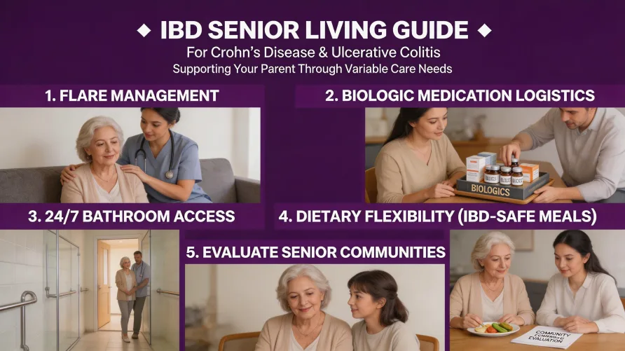 Inflammatory Bowel Disease and Senior Living: Managing Crohn's or Colitis in a Community