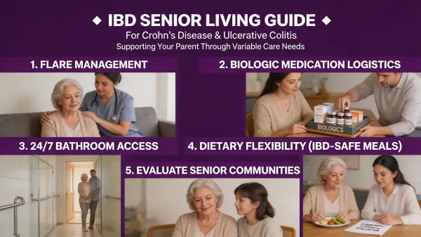 Inflammatory Bowel Disease and Senior Living: Managing Crohn's or Colitis in a Community