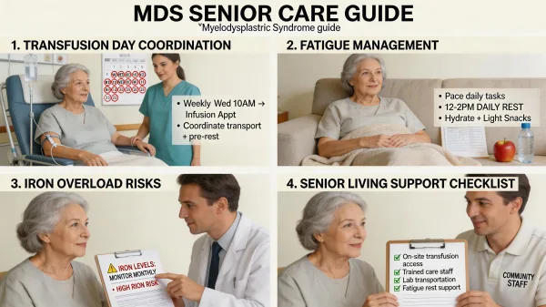 Myelodysplastic Syndrome and Senior Living: When Transfusion Dependence Requires a Care Community