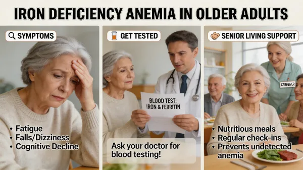 Iron Deficiency Anemia and Senior Living: When Chronic Fatigue and Falls Require Support