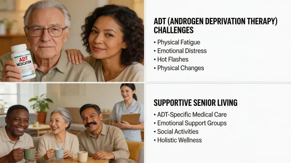 Advanced Prostate Cancer and Senior Living: Managing Debility in a Supportive Community