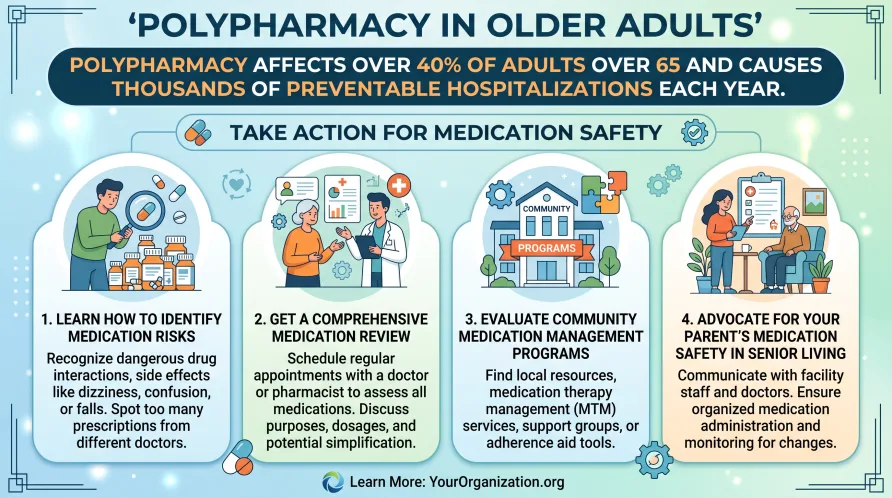 Polypharmacy Syndrome and Senior Living: When Medication Complexity Threatens Your Parent's Safety