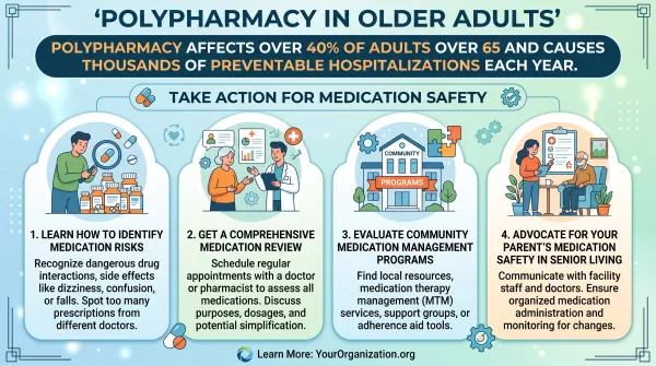 Polypharmacy Syndrome and Senior Living: When Medication Complexity Threatens Your Parent's Safety
