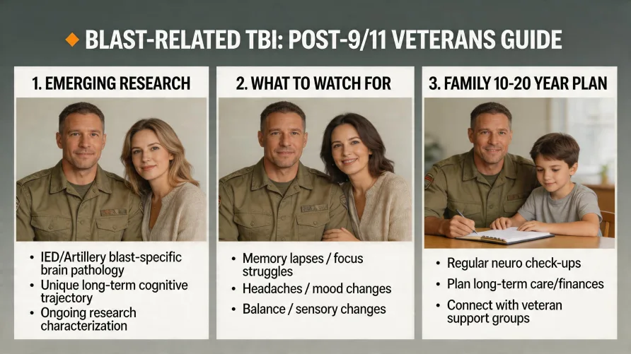 Blast-Related TBI: Long-Term Cognitive Effects