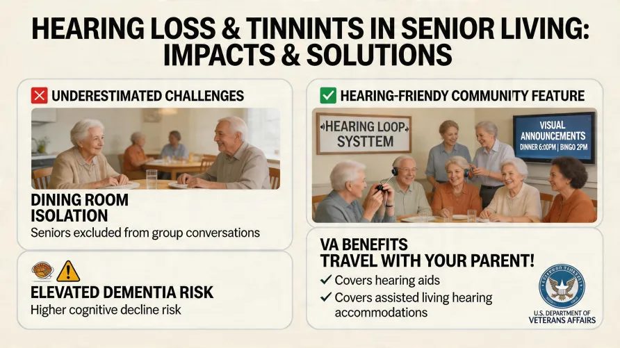 Service-Connected Hearing Loss and Senior Living