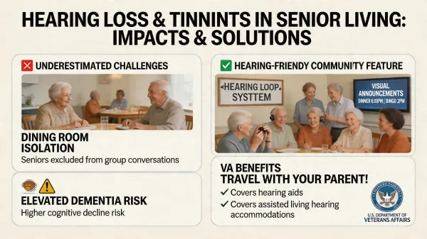 Service-Connected Hearing Loss and Senior Living