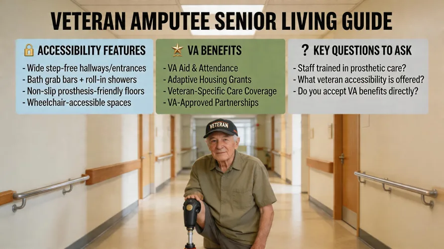Veteran Amputees and Senior Living: A Family Guide to Accessibility and Fit