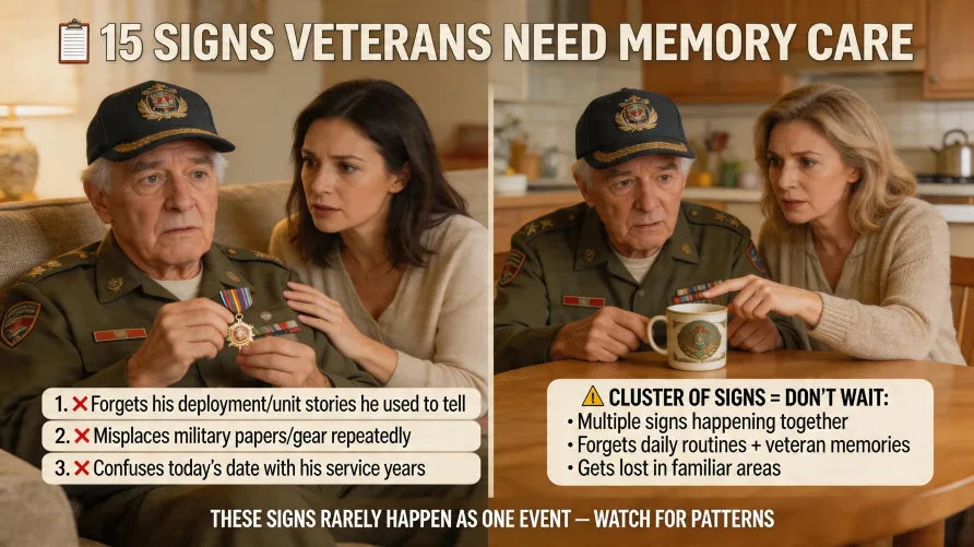 15 Signs It's Time to Move an Aging Veteran to Memory Care
