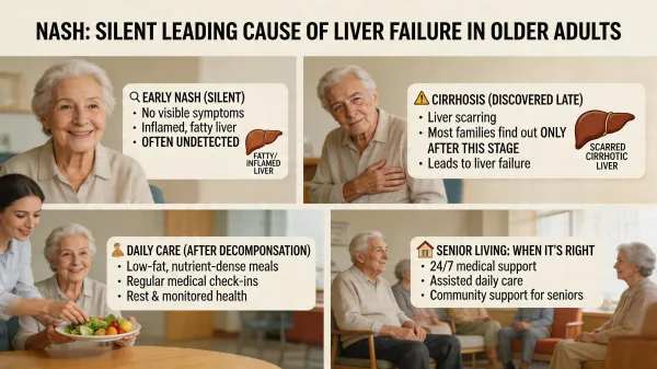 NASH Liver Failure and Senior Living: When Fatty Liver Disease Progresses Beyond Home Care