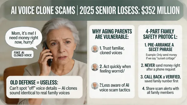 AI Voice Cloning Scams Targeting Aging Parents
