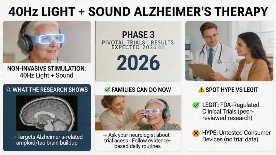 40Hz Light Therapy for Alzheimer's: Is It Real?