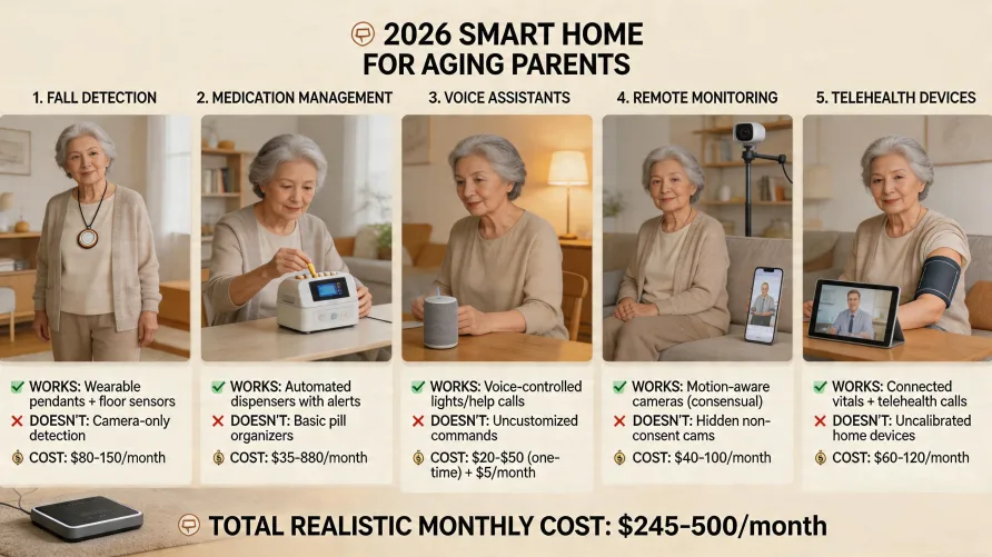 Smart Home Tech for Aging Parents: 2026 Guide