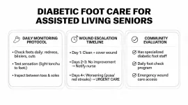 Diabetic Neuropathy and Senior Living: Managing Foot Ulcers and Fall Risk in a Community