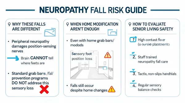Peripheral Neuropathy and Senior Living: When Nerve Damage Causes Falls and Instability